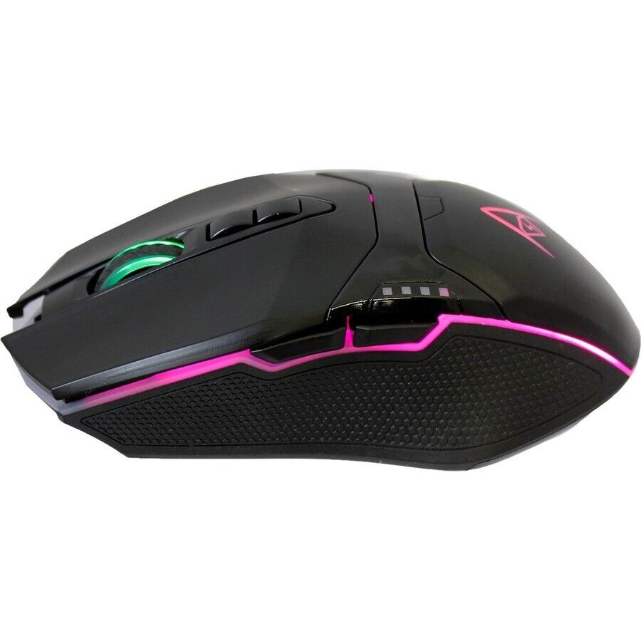 Adesso IMOUSE X5 Illuminated 7 Button Ambidextrous Gaming USB Mouse RGB 6400DPI