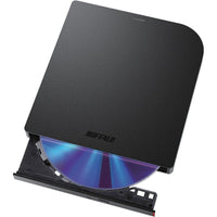 Buffalo BRXL-PUS6U3B TAA Portable Blu-Ray BD-R/RE Reader Writer Optical Drive