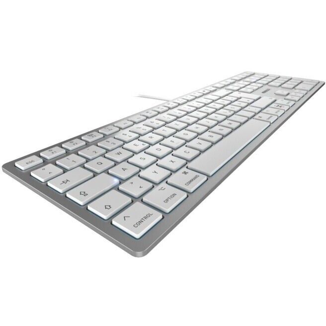 Cherry JK-1620US-1 KC 6000C Silver White for MAC Wired USB-C Slim Keyboard