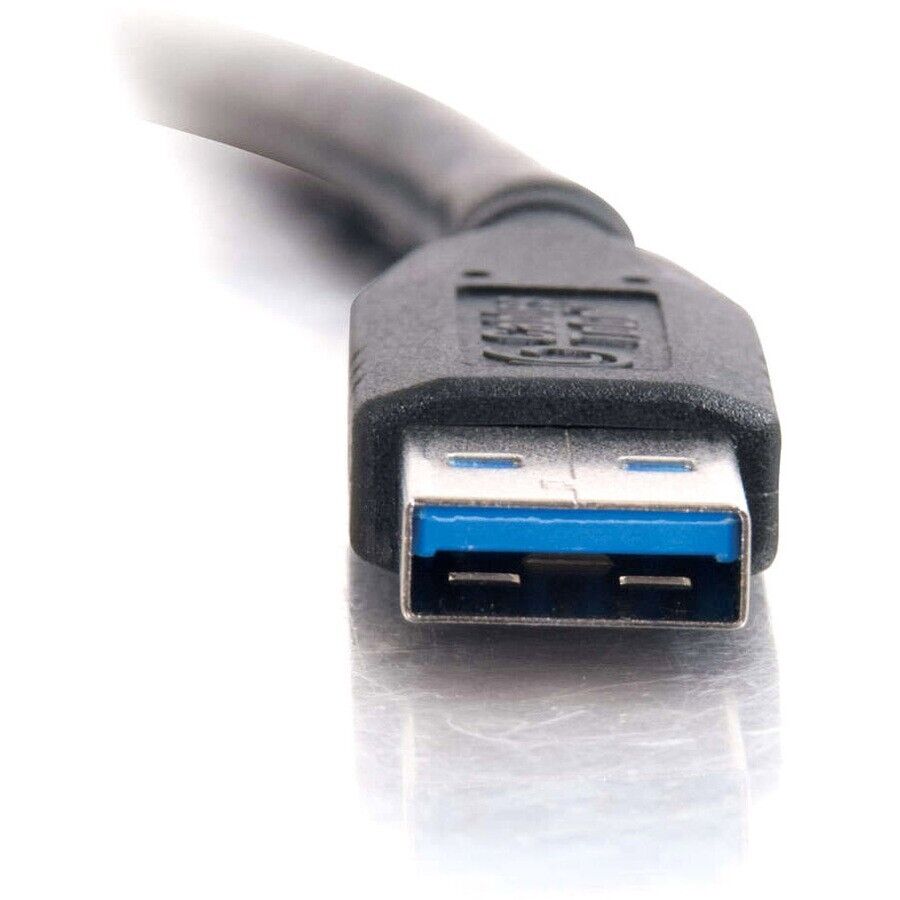 C2G 54172 9.8FT (3M) USB-A to USB-A 2.0 Extension BLACK Cord Cable Male Male