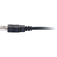 C2G 28106 6.6FT (2M) USB-A to USB-A BLACK Male Male Cable Charge Sync to 480Mbps