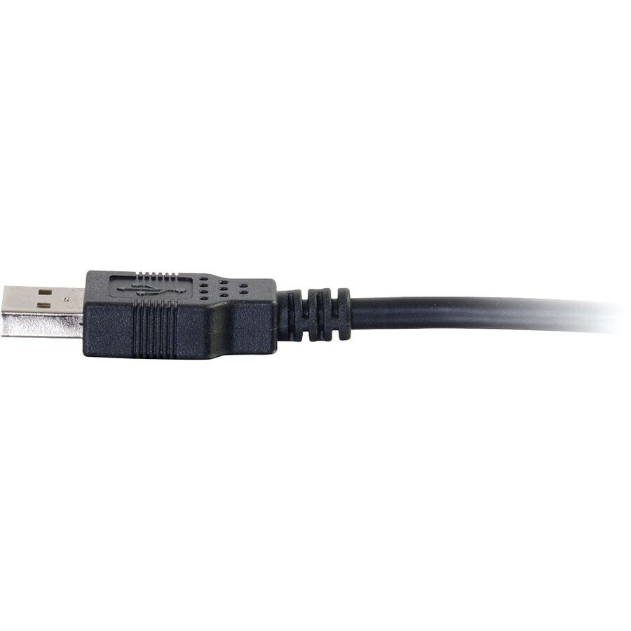 C2G 28106 6.6FT (2M) USB-A to USB-A BLACK Male Male Cable Charge Sync to 480Mbps