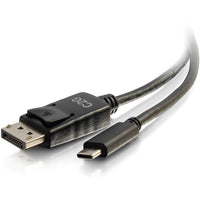 C2G 26902 6FT (72") USB-C to DisplayPort DP 4K Audio Video Cable Nickel Plated