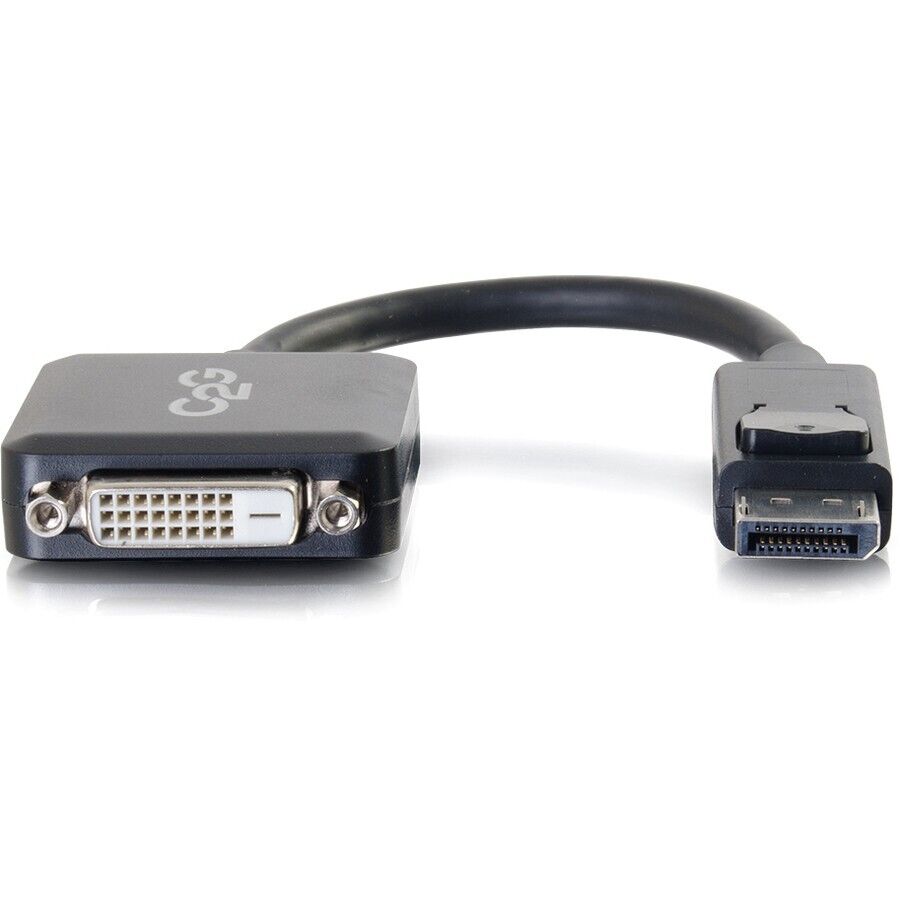 C2G 54321 8IN (8") DisplayPort DP Male to DVI-D Female Adapter Converter Dongle