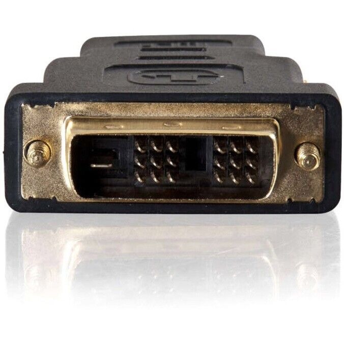 C2G 40746 DVI-D Male to HDMI Female Inline Adapter Digital Audio Video BLACK