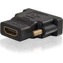 C2G 40746 DVI-D Male to HDMI Female Inline Adapter Digital Audio Video BLACK