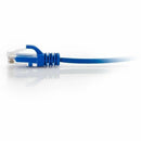 C2G 01080 7FT (84") CAT6 Snagless Blue RJ45 Slim Network Ethernet Patch Cable