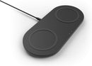 Belkin WIZ002TTBK BoostCharge Dual Wireless Charging BLACK Pad for Phone EarBuds