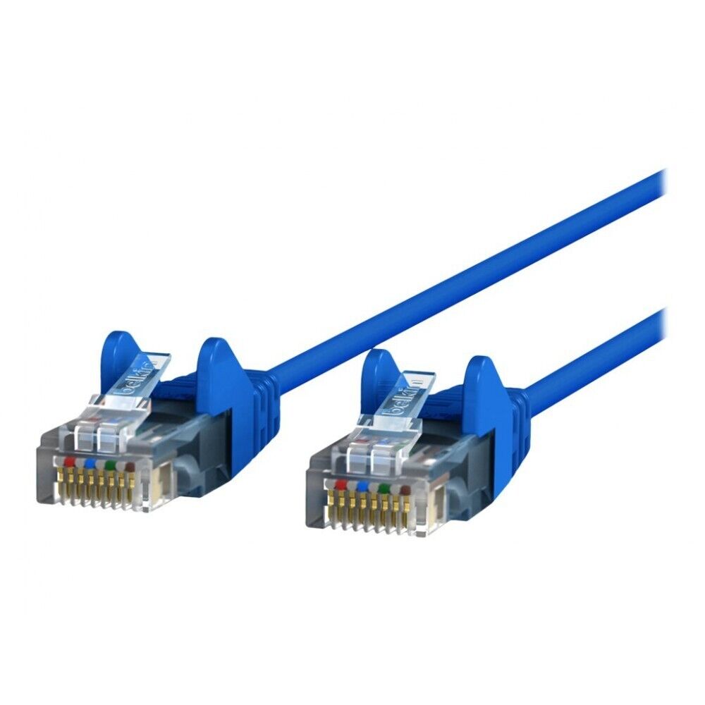 Belkin CE001B06-BLU-S 6FT  CAT6 Snagless BLUE 28AWG RJ45 Ethernet Patch Cable