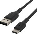 Belkin CAB001BT2MBK 6.6FT (2M) BoostCharge USB-C to USB-A BLACK Cord Cable