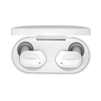 Belkin AUC005BTWH SOUNDFORM Play True Wireless Stereo WHITE Earbuds Bluetooth