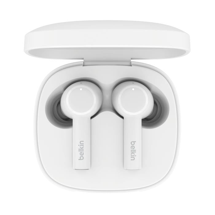 Belkin AUC007BTWHT SOUNDFORM Pulse Wireless Stereo WHITE Earbuds Bluetooth