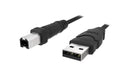 Belkin F3U133B16 16FT USB-A to USB-B High-Speed 2.0 Standard Data BLACK Cable