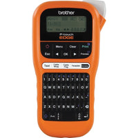 Brother PT-E110 Industrial Handheld Labeler QWERTY w 2.2" LCD Screen Wrist Strap