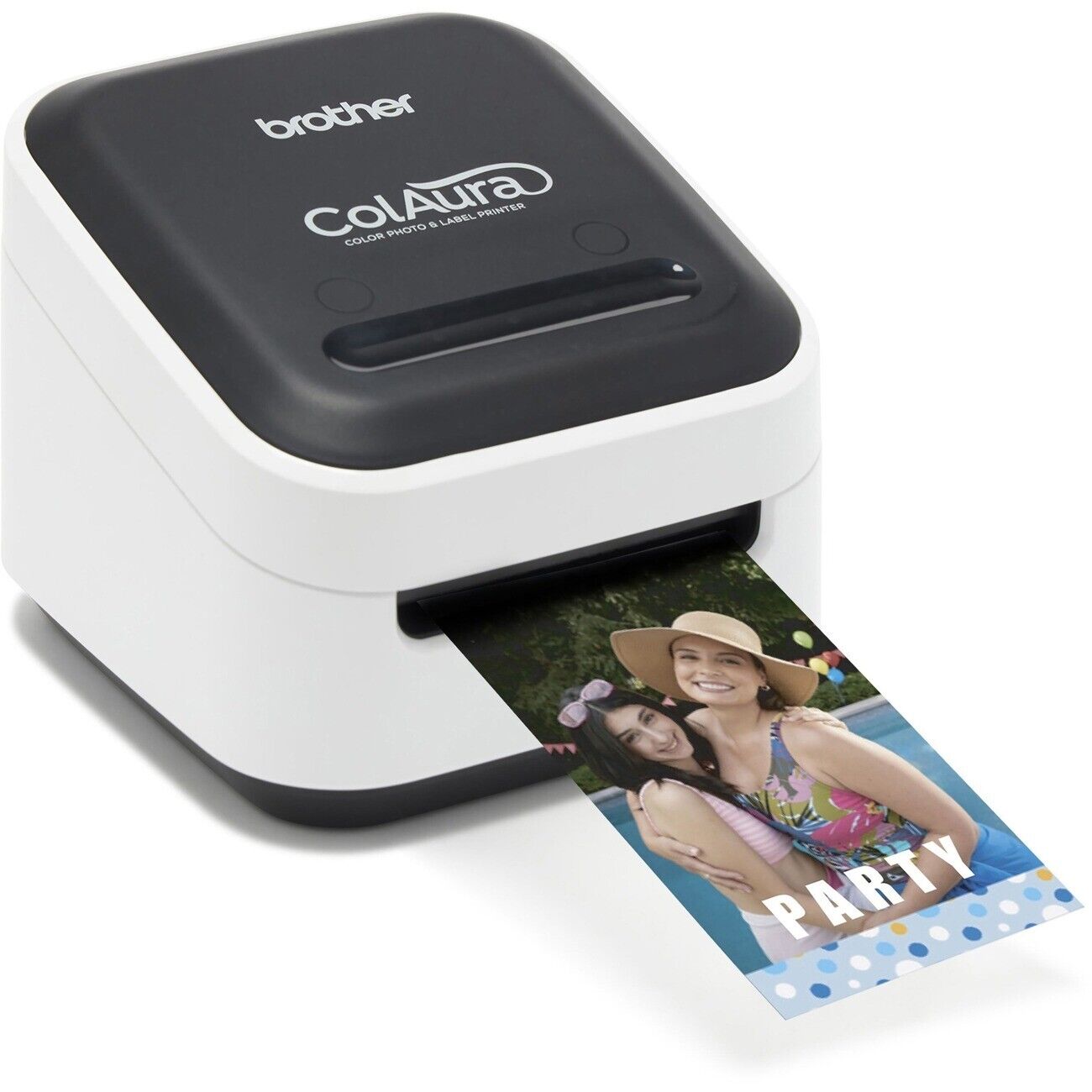 Brother VC500W ColAura Wireless Color Photo Label Printer AirPrint USB w Power