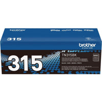 Brother TN315BK High Yield BLACK Laser Toner Cartridge up to 6000 Pages Single