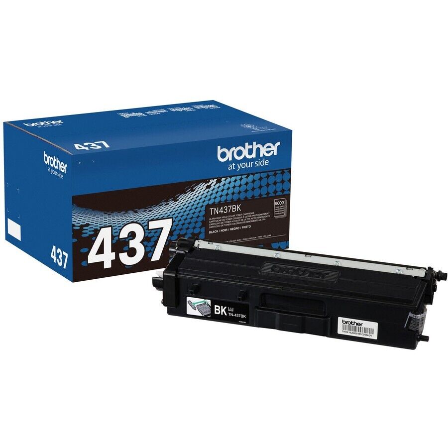 Brother TN437BK Ultra High Yield BLACK Laser Toner Cartridge up to 9000 Pages