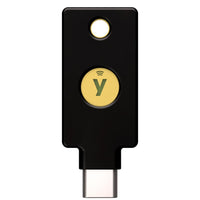 Yubico 8880001089 YubiKey Black Two-Factor Auth 2FA Security Key USB-C FIDO U2F