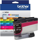 Brother INKvestment LC404MS Standard Yield MAGENTA Ink Cartridge up to 750 Pages