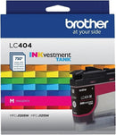 Brother INKvestment LC404MS Standard Yield MAGENTA Ink Cartridge up to 750 Pages