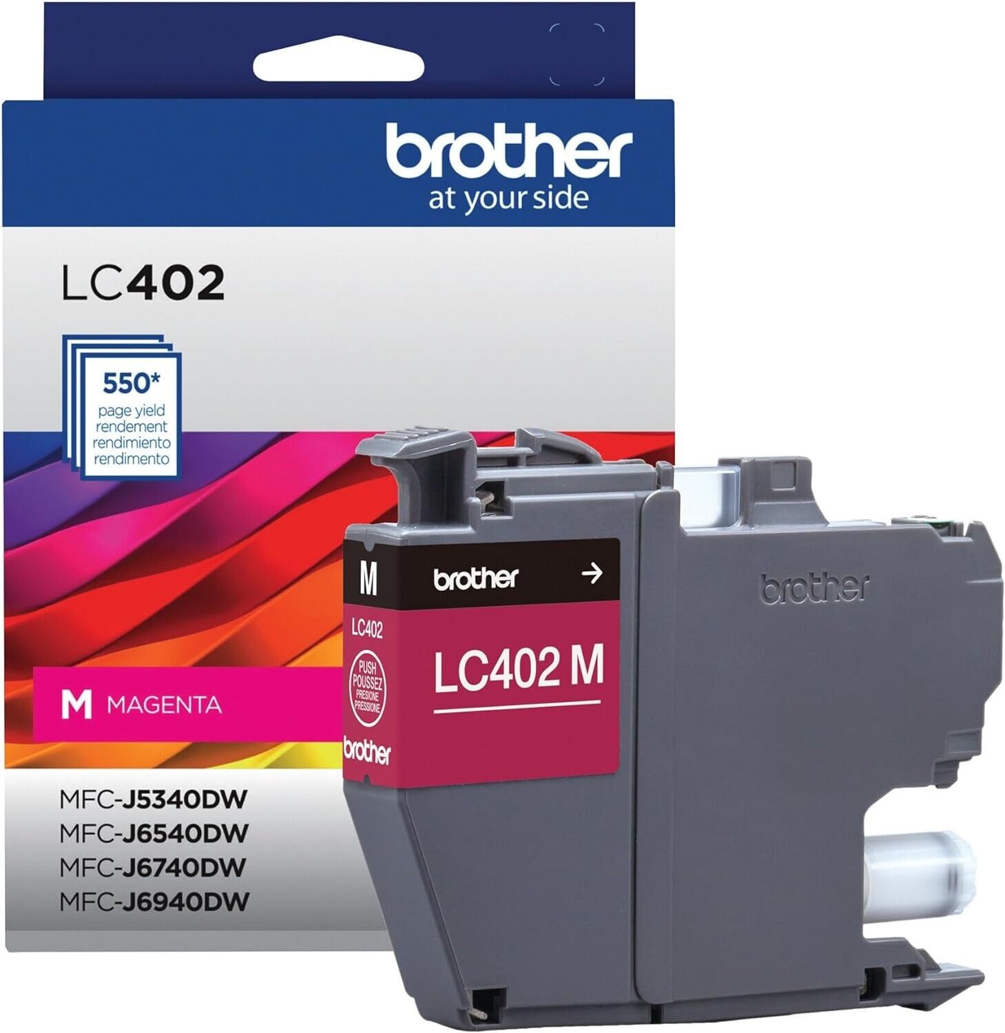 Brother Original LC402MS Standard Yield MAGENTA Ink Cartridge up to 550 Pages