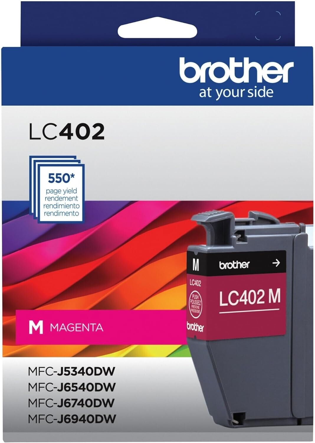 Brother Original LC402MS Standard Yield MAGENTA Ink Cartridge up to 550 Pages