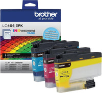 Brother INKvestment LC4063PKS Standard CYAN MAGENTA YELLOW 3 Colors per Order