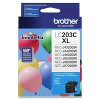 Brother Innobella LC203C High Yield CYAN Ink Cartridge up to 550 Pages