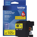 Brother Innobella LC105Y Super High Yield YELLOW INK Cartridge up to 1200 Pages