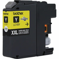 Brother Innobella LC105Y Super High Yield YELLOW INK Cartridge up to 1200 Pages