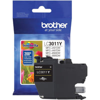 Brother INKvestment LC3011Y Standard YELLOW Ink Cartridge up to 200 Pages