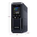 CyberPower CP1500AVRLCD3 6+6 Outlets Intelligent LCD UPS System 1500 900W 1500J