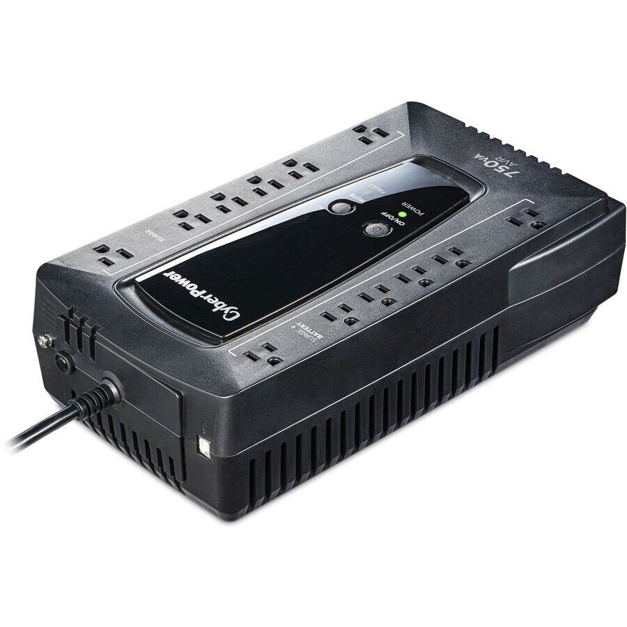 CyberPower AVRG900U 12 Outlets AVR Surge UPS System w USB 900VA 480W 120 VAC