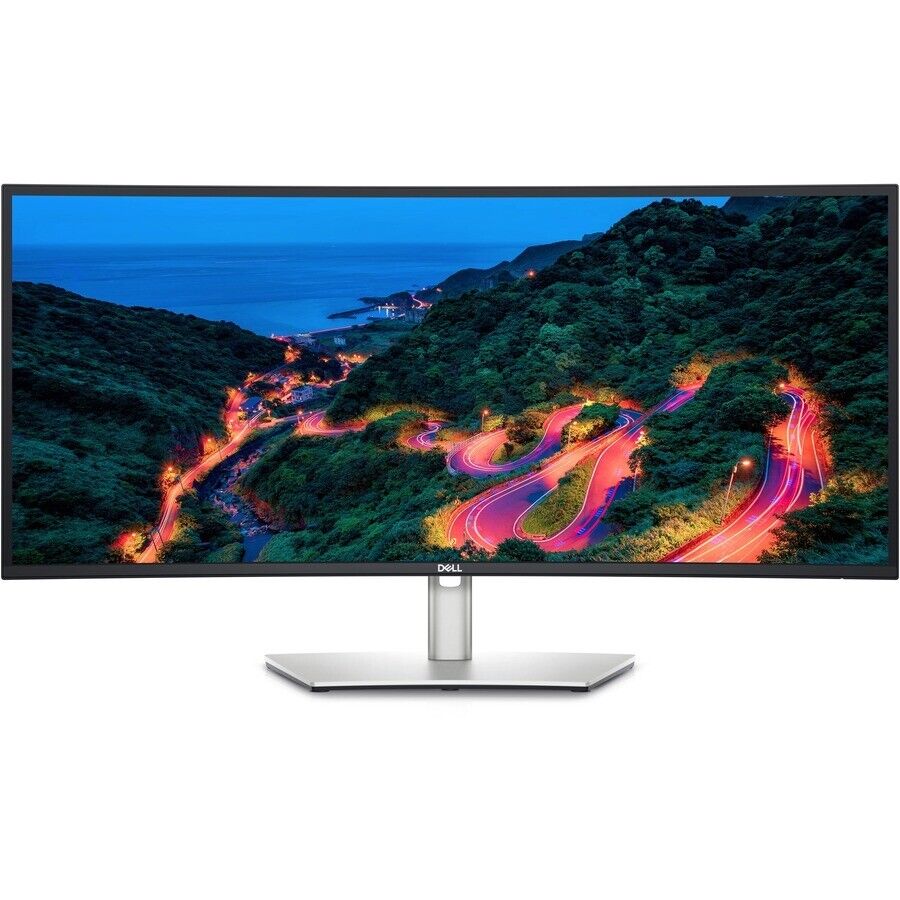 Dell DELL-U3423WE 34" UltraSharp WQHD Curved WLED LCD Monitor HDMI DP USB SPKR