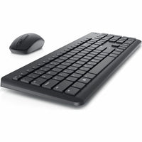 Dell 05GVG KM3322W Wireless Keyboard Mouse w USB Plunger 3 Buttons 1000 dpi BLAC