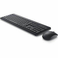 Dell 05GVG KM3322W Wireless Keyboard Mouse w USB Plunger 3 Buttons 1000 dpi BLAC