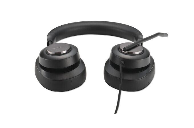 Kensington K83451WW H2000 USB-C Over Ear Stereo Headset All Day Comfort BLACK
