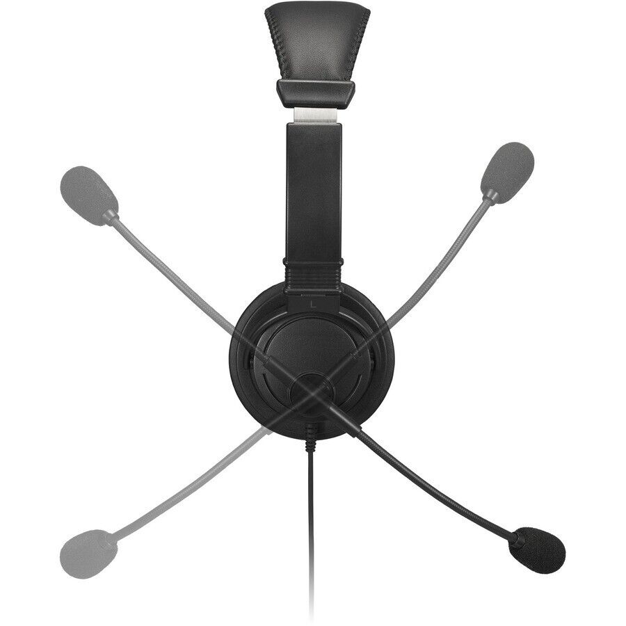 Kensington K33065WW Classic Headset with Mic and Volume Control - Stereo