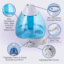 Lasko UH200 12" Ultrasonic Cool Mist Humidifier w Scent Tray Night Light White