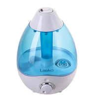 Lasko UH200 12" Ultrasonic Cool Mist Humidifier w Scent Tray Night Light White
