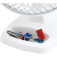 Lasko 9146 6" Personal Desk Table Fan 2 Speed Tilting Head Portable WHITE