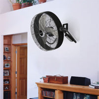 Lasko H20685 20" High Velocity Fan 3 Speed w Remote Carry Handle Metal BLACK