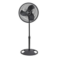 Lasko 2521 16" 3 Speed Oscillating Stand Floor Pedestal Fan Adj Height BLACK