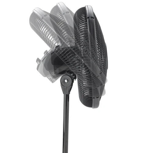 Lasko 2521 16" 3 Speed Oscillating Stand Floor Pedestal Fan Adj Height BLACK