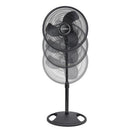 Lasko 2521 16" 3 Speed Oscillating Stand Floor Pedestal Fan Adj Height BLACK