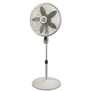 Lasko 1885 18" Pedestal 3 Speed Cyclone Fan w Adj Height Tilt Osc Remote WHITE