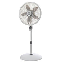 Lasko 1850 Pedestal 18" 5 Blade Fan 3Speed Adjust Tilt Height Oscil Remote WHIT