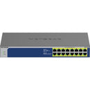 Netgear GS516PP-100NAS 16 Port Gigabit High Power PoE+ Unmanaged Switch 260W