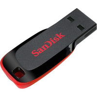 SanDisk SDCZ50-128G-A46 Cruzer Blade USB 2.0 Flash Drive 128GB 15mb Read BLACK