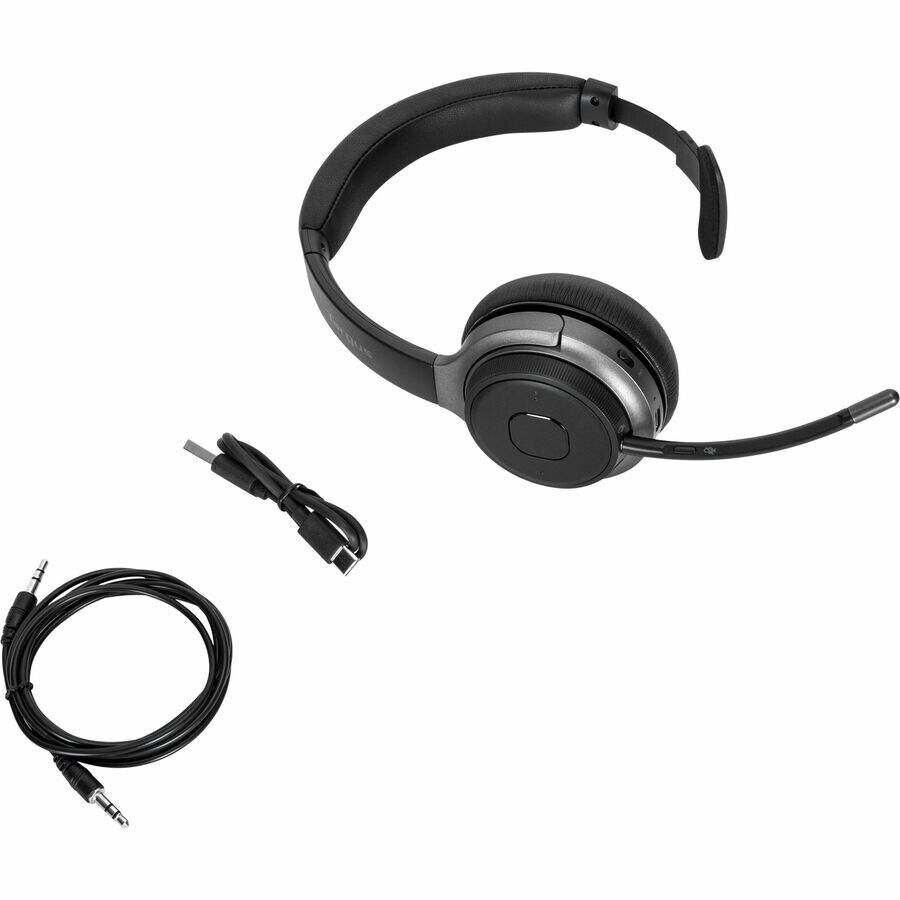 Targus AEH103TT Wireless Bluetooth Mono Comfortable Headset 3.5mm USB-A BLACK